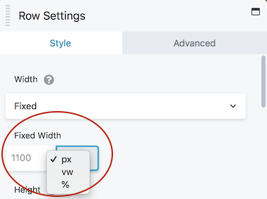 Set Row And Content Width Beaver Builder Knowledge Base